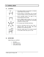 Предварительный просмотр 6 страницы Adam Equipment WBZ 15 User Manual