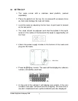 Предварительный просмотр 7 страницы Adam Equipment WBZ 15 User Manual