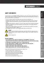 Предварительный просмотр 3 страницы Adam Hall Defender Series User Manual