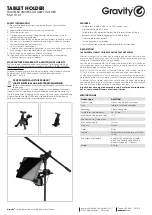 Preview for 1 page of Adam Hall Gravity MA T TH 01 Quick Start Manual