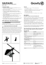 Preview for 2 page of Adam Hall Gravity MA T TH 01 Quick Start Manual