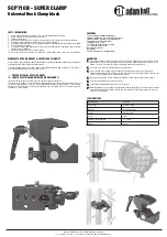 Adam Hall SCP710B Quick Start Manual preview