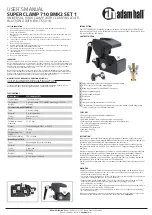 Adam Hall SCP710BMK2SET1 User Manual preview