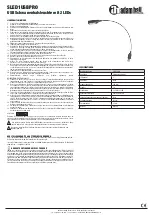 Preview for 2 page of Adam Hall SLED 1 USB PRO Manual