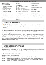 Предварительный просмотр 2 страницы Adam Pumps PA 8050 Use And Maintenance Manual