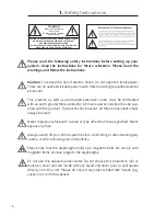 Preview for 4 page of Adam A7 Operation Manual