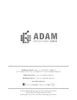 Preview for 32 page of Adam A7 Operation Manual