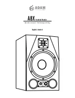 Предварительный просмотр 1 страницы Adam A7X Operation Manual