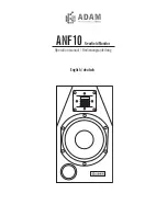 Adam ANF10 Operation Manual предпросмотр