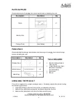 Preview for 2 page of Adam CO9043 Use & Care Manual