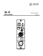 Предварительный просмотр 15 страницы Adam DA-SX Operating Manual