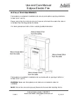 Preview for 5 page of Adam Eclipse Electric Fire Use And Care Manual