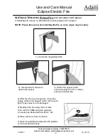 Preview for 6 page of Adam Eclipse Electric Fire Use And Care Manual