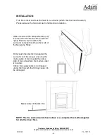 Preview for 6 page of Adam Flame Effect Use & Care Manual