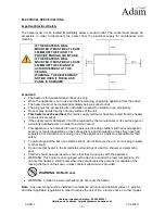 Preview for 3 page of Adam iRad Use & Care Manual