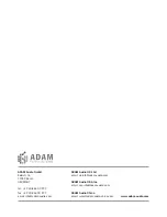 Предварительный просмотр 32 страницы Adam S3X-V Operation Manual