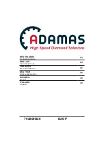 ADAMAS 792800B20 Instructions For Use Manual preview