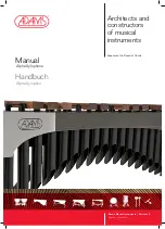 Adams Alpha Xylophone Manual preview