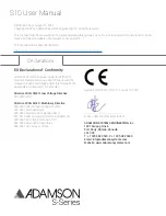 Предварительный просмотр 2 страницы Adamson S10n User Manual