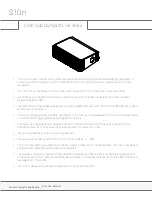 Preview for 4 page of Adamson S10n User Manual