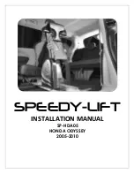 ADAPT SOLUTIONS SPEEDY-LIFT SP-HDA05 Installation Manual preview