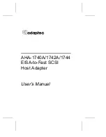 Предварительный просмотр 3 страницы Adaptec 1742A User Manual