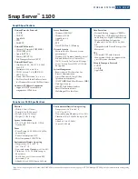 Предварительный просмотр 2 страницы Adaptec 5325301570 - Snap Server 1100 NAS Datasheet