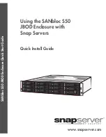 Preview for 1 page of Adaptec 5325302036 - SANbloc S50 JBOD Hard Drive Array Quick Install Manual