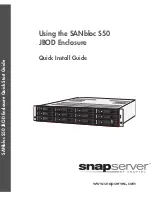 Adaptec 5325302040 - Sanbloc S50 Single Jbod 1.2TB 15K Sas Quick Install Manual preview