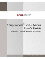 Adaptec 5325302053 - Snap Server 720i NAS User Manual preview