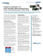 Adaptec 71605Q Datasheet preview