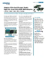 Adaptec 72405 Datasheet preview