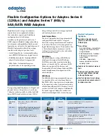 Adaptec Adaptec Series 8 SAS/SATA RAID Technical Brief preview