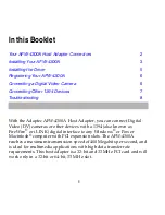 Preview for 2 page of Adaptec AFW-4300A Installation Manual