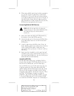 Preview for 6 page of Adaptec AHA-2910 Installation Manual