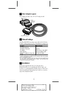 Preview for 4 page of Adaptec APA-358 MiniSCSI EPP Installation Manual