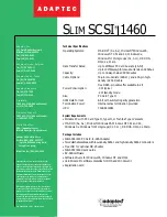 Preview for 2 page of Adaptec DS-1460 Technical Specifications