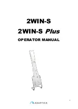 Adaptica 2WIN-S Operator'S Manual preview