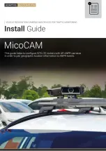 Adaptive Recognition MicoCAM Install Manual предпросмотр