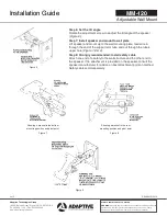 Предварительный просмотр 3 страницы Adaptive Technologies Group MultiMount MM-120 Installation Manual