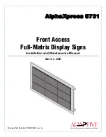 Adaptive AlphaXpress 8731 Installation And Maintenance Manual preview