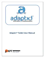 Preview for 1 page of Adaptxt Tablet User Manual