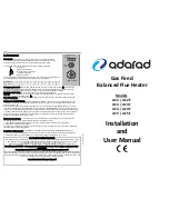 Adarad AC2 Installation And User Manual предпросмотр