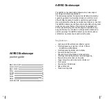 Preview for 2 page of Adash A4950 Pocket Manual