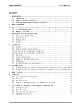 Предварительный просмотр 3 страницы Adast Systems MINOR V-line 899 Series Instructions For Operation, Maintenance And Installation