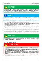 Предварительный просмотр 6 страницы Adast Systems MINOR V-line 899 Series Instructions For Operation, Maintenance And Installation