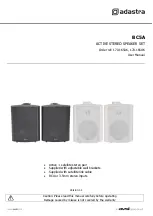 Adastra 170.165UK User Manual preview