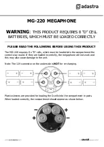 Preview for 5 page of Adastra 952.019UK User Manual