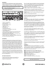 Предварительный просмотр 2 страницы Adastra A126 Manual