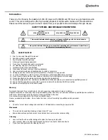 Preview for 2 page of Adastra AD-400 User Manual